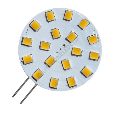 G4 18SMD 10-30 Vdc Side Pin 3.6W Warm White LED Bulb